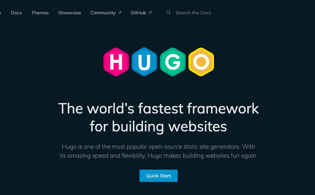 Hugo公式サイト